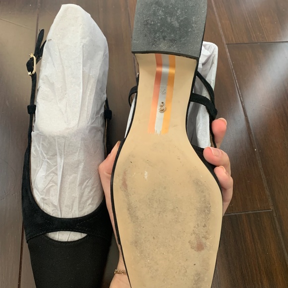 Sam Edelman Low Heel Tarra Slingbacks - Picture 4 of 5